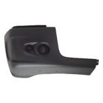 Replacement Front, Driver and Passenger Side Bumper End, Painted Black Plastic - Image 2