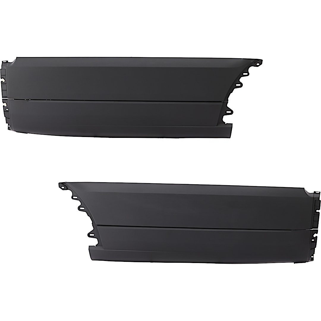 set-rf76110041q_1.jpg JC Whitney Rear, Driver and Passenger Side Bumper End, Textured Plastic CAPA Certified - Image 1