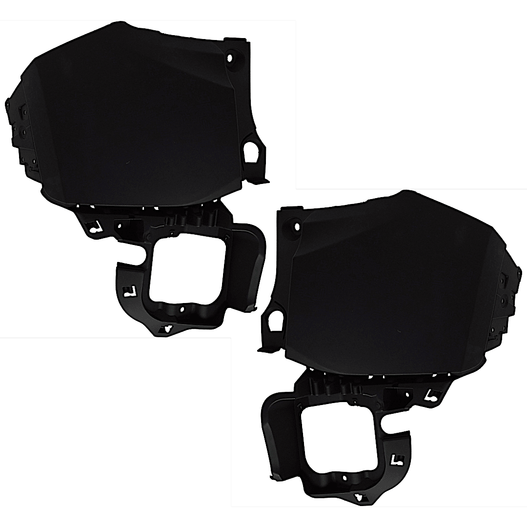 set-rj76110001pq_1.png Replacement Rear, Driver and Passenger Side, Upper Bumper End, Primed Plastic CAPA Certified - Image 1
