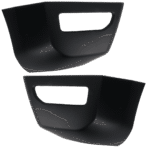 Replacement Front, Driver and Passenger Side Bumper End, Primed Plastic CAPA Certified