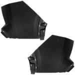 Replacement Rear, Driver and Passenger Side Bumper Ends, Primed, Plastic