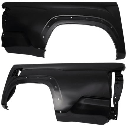 Replacement Rear, Driver and Passenger Side Truck Bedside Panels, Primed, 5 Ft. Bed, Crew Cab Pickup, For Models With Wheel Opening Molding, CAPA CERTIFIED