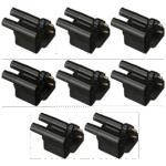 Standard SET-SIUF143-8 Ignition Coil, Set of 8, Standard OE Replacement