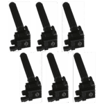 Standard SET-SIUF269-6 Ignition Coil, Set of 6, Standard OE Replacement