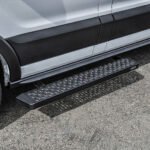 Westin 27-80005 Running Boards, Powdercoated Textured Black, Steel, 6.25 in. Step Surface Width, Bolt-On Installation, Includes Mounting Bracket, Grate Steps Series - Image 11