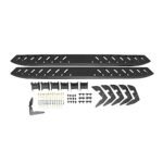 Westin 28-81165 Running Boards, Powdercoated Textured Black, Steel, 85 in. Length, Includes Molded Bracket Covers, Mounting Hardware Included, Crew Cab Pickup/Extended Cab Pickup/Standard Cab Pickup, Thrasher Series - Image 4