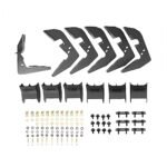 Westin 28-81165 Running Boards, Powdercoated Textured Black, Steel, 85 in. Length, Includes Molded Bracket Covers, Mounting Hardware Included, Crew Cab Pickup/Extended Cab Pickup/Standard Cab Pickup, Thrasher Series - Image 5