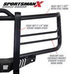 Westin 40-33875 Sportsman X Series, Powdercoated Textured Black Steel Grille Guard - Image 13