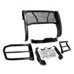 Westin 57-924065 HDX Winch Mount Series, Powdercoated Black Steel Grille Guard - Image 4
