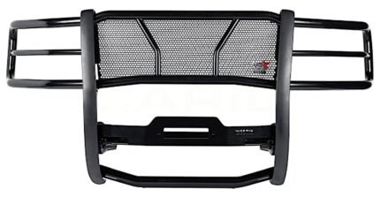 Westin 57-94025 HDX Winch Mount Series, Powdercoated Black Steel Grille Guard