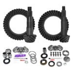 Yukon Gear & Axle YGKT001-456 Ring & Pinion Gear Kit Package Front & Rear with Install Kits - Toyota 8.4/7.5R