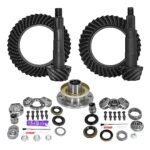 Yukon Gear & Axle YGKT002-456 Ring & Pinion Gear Kit Package Front & Rear with Install Kits - Toyota 8/7.5R