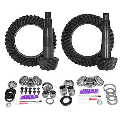 Yukon Gear & Axle YGKT005-456-4 Ring & Pinion Gear Kit Package Front & Rear with Install Kits - Toyota 8.4/8in.IFS