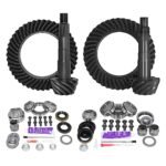 Yukon Gear & Axle YGKT006-456-4 Ring & Pinion Gear Kit Package Front & Rear with Install Kits - Toyota 8/8in.IFS