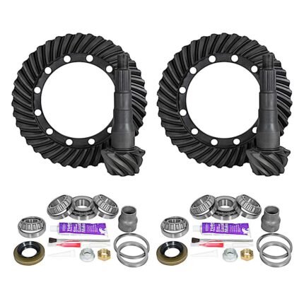Yukon Gear & Axle YGKT010-488 Ring & Pinion Gear Kit Package Front & Rear with Install Kits - Toyota 9.5/9.5