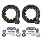 Yukon Gear & Axle YGKT010-529 Ring & Pinion Gear Kit Package Front & Rear with Install Kits - Toyota 9.5/9.5